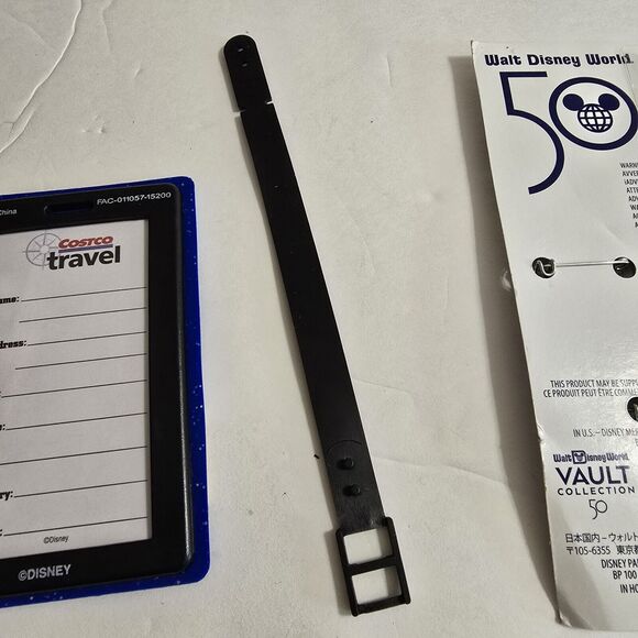 Disneyland Resort Goofy Pluto Travel Luggage Bag Tag and Disney World Pins - Picture 6 of 6